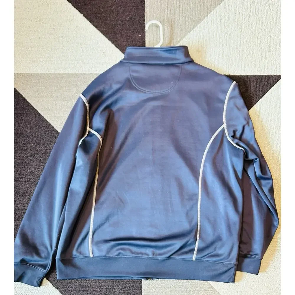 BIG DOGS Golf Full Zip Navy Blue Athletic Casual Men's Jacket Size XL
